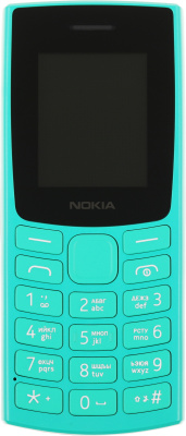 Мобильный телефон Nokia 106 (TA-1564) DS EAC 0.048 зеленый моноблок 3G 4G 1.8" 120x160 Series 30+ GSM900/1800 GSM1900