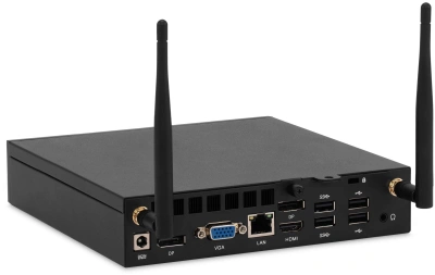 Неттоп IRU 310H6ITF i3 12100 (3.3) 8Gb SSD256Gb UHDG 730 без ОС GbitEth WiFi BT черный (2031369)