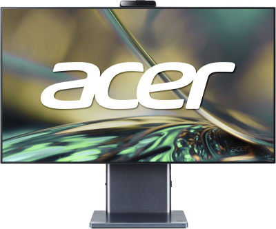 Моноблок Acer Aspire S27-1755 27" WQHD i5 1240P (1.2) 8Gb SSD512Gb Iris Xe CR noOS GbitEth WiFi BT 135W клавиатура мышь Cam серый 2560x1440.27
