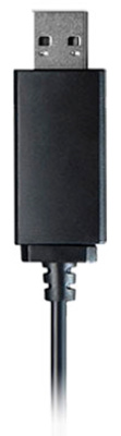 Наушники с микрофоном A4Tech HU-11 черный 2м накладные USB оголовье (HU-11/USB/BLACK)