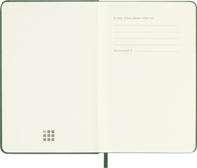 Еженедельник Moleskine CLASSIC WKNT Pocket 90x140мм 144стр. зеленый