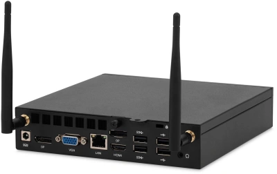 Неттоп IRU 310H6ITF i3 12100 (3.3) 8Gb SSD256Gb UHDG 730 без ОС GbitEth WiFi BT черный (2031369)