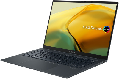Ноутбук Asus Zenbook 14X OLED UX3404VA-M9287W Core i7 13700H 16Gb SSD1Tb Intel Iris Xe graphics 14.5" OLED 2.8K (2880x1800) Windows 11 Home grey WiFi BT Cam Bag (90NB1081-M00H90)