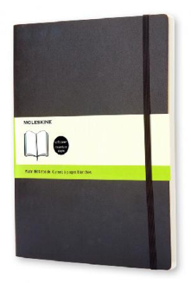 Блокнот Moleskine CLASSIC SOFT QP623 XLarge 190х250мм 192стр. нелинованный мягкая обложка черный