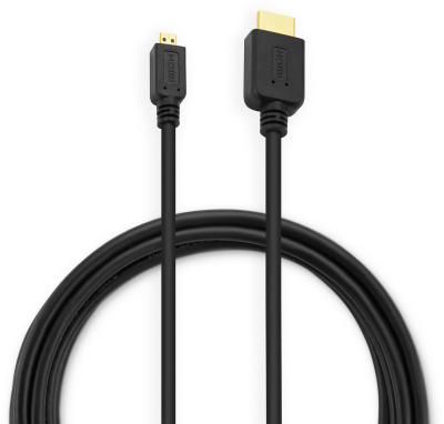 Кабель аудио-видео Buro HDMI 1.4 HDMI (m)/Micro HDMI (m) 3м. черный (MICROHDMI-3M)