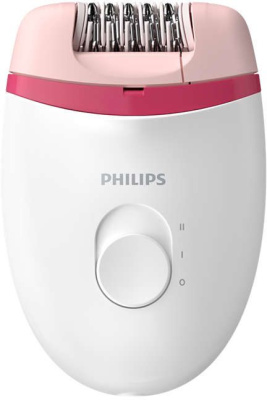 Эпилятор Philips BRP506/00 скор.:2 насад.:1 от электр.сети белый/красный