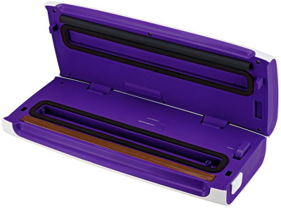 Вакуумный упаковщик Kitfort КТ-1511-1 140Вт белый/фиолетовый