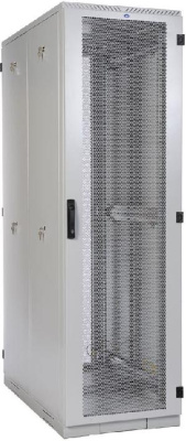 Шкаф серверный ЦМО (ШТК-С-45.8.10-48АА) напольный 45U 800x1000мм пер.дв.перфор. задн.дв.перфор.2-хст. направл.под закл.гайки 1000кг серый 850мм 165кг 180град. 2150мм IP20 сталь