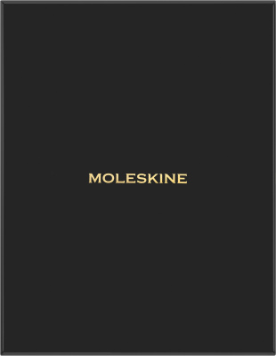 Блокнот Moleskine LIMITED EDITION PRECIOUS & ETHICAL BOA QP621VBOABOX XLarge 176стр. линейка мягкая обложка подар.кор. черный