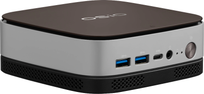 ПК Мини Osio BaseLine B51i-007 i3 1215U (1.2) 8Gb SSD256Gb UHDG без ОС GbitEth WiFi BT 59.85W коричневый/серебристый