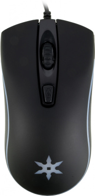 Мышь Оклик 704G TOKUGAWA черный оптическая (1600dpi) USB (4but)