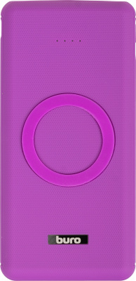 Мобильный аккумулятор Buro BPQ10F 10000mAh QC3.0/PD3.0 3A беспров.зар. фиолетовый (BPQ10F18PVL)