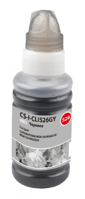 Чернила Cactus CS-I-CLI526GY серый 100мл для Canon Pixma iP4850/MG5250/MG5150/iX6550