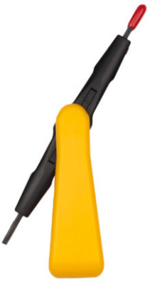 Инструмент Hyperline HT-304 для разделки контактов (упак:1шт) черный/желтый