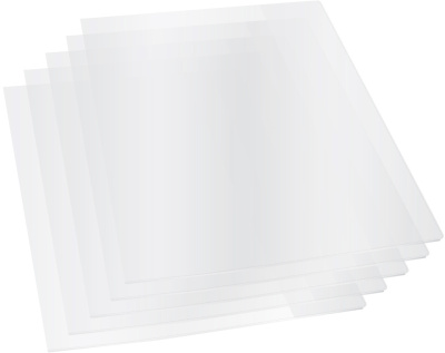 Обложка Silwerhof 382080 Солнечная коллекция для тетради/дневника (набор 5шт) ПВХ 100мкм гладкая прозр. 212х350мм