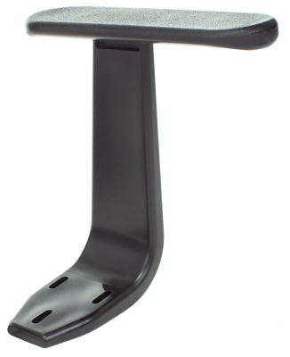 Подлокотники Бюрократ 356 ARM/356NEW черный для офис.кресла комплект 2шт пластик Т-образный