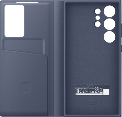Чехол (флип-кейс) Samsung для Samsung Galaxy S24 Ultra Smart View Wallet Case S24 Ultra фиолетовый (EF-ZS928CVEGRU)