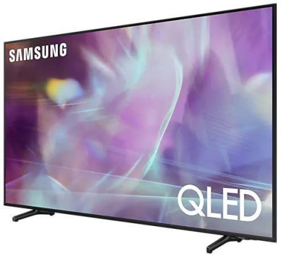 Телевизор QLED Samsung 43" QE43Q60ABUXRU Q черный 4K Ultra HD 60Hz DVB-T2 DVB-C DVB-S2 WiFi Smart TV (RUS)