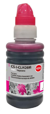 Чернила Cactus CS-I-CLI426M пурпурный 100мл для Canon Pixma MG5140/5240/6140/8140/MX884