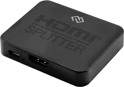 Сплиттер аудио-видео Digma DHSP-v1.4x2PS HDMI (f)/2хHDMI (f) черный