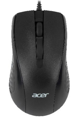 Мышь Acer OMW136 черный оптическая (1000dpi) USB (2but)