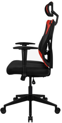Кресло игровое Aerocool Guardian черный/красный сиденье черный эко.кожа/сетка крестов. нейлон