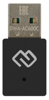 Сетевой адаптер Wi-Fi Digma DWA-AC600C AC600 USB 2.0 (ант.внутр.) 1ант. (упак.:1шт)
