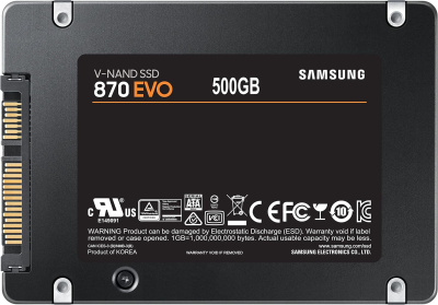 Накопитель SSD Samsung SATA III 500Gb MZ-77E500B/KR 870 EVO 2.5"