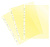 Папка-вкладыш Бюрократ Премиум -013YEL желтый глянцевые А4+ 30мкм (упак.:50шт)