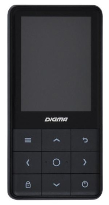 Плеер Hi-Fi Flash Digma Y4 BT 16Gb черный/2.4"/FM/microSDHC