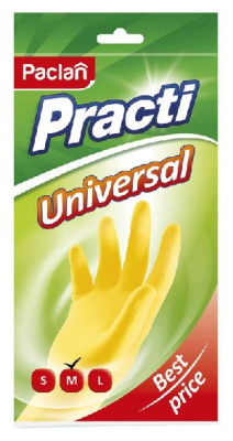 Перчатки латексные Paclan Practi universal M (упак.:1 пара) (407117)