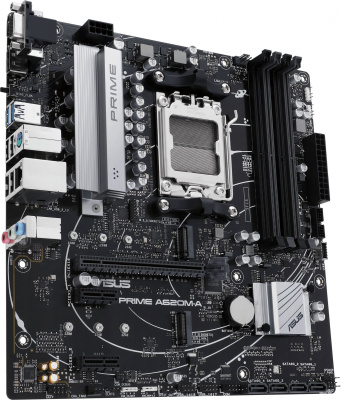 Материнская плата Asus PRIME A620M-A-CSM SocketAM5 AMD A620 2xDDR5 mATX AC`97 8ch(7.1) GbLAN RAID+VGA+HDMI+DP