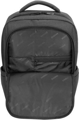 Рюкзак для ноутбука 15.6" Digma Business B1 черный полиэстер (DGBP15B1BK)