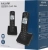 Р/Телефон Dect Alcatel S230 DUO RU черный (труб. в компл.:2шт) АОН