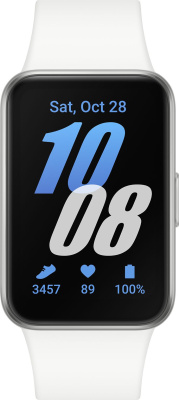 Смарт-часы Samsung Galaxy Fit 3 SM-R390 1.6" AMOLED корп.серебристый рем.серебристый разм.брасл.:M/L (SM-R390NZSACIS)