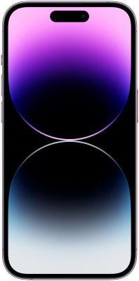 Смартфон Apple A2890 iPhone 14 Pro 256Gb 6Gb темно-фиолетовый моноблок 3G 4G 1Sim 6.1" 1179x2556 iOS 16 48Mpix 802.11 a/b/g/n/ac/ax NFC GPS GSM900/1800 GSM1900 TouchSc Protect