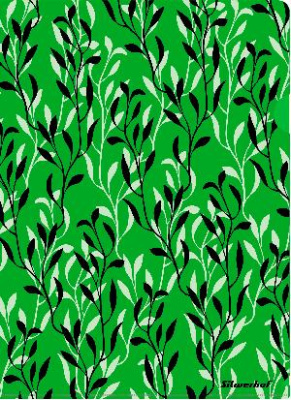 Папка-уголок Silwerhof Flora 255177 гладкий A4 пластик светло-зеленый