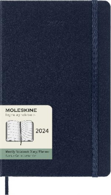 Еженедельник Moleskine CLASSIC WKNT Large 130х210мм 144стр. синий сапфир