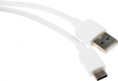 Кабель Premier 5-933RC60 1.0W USB-A-USB Type-C (m) 1м белый пакет