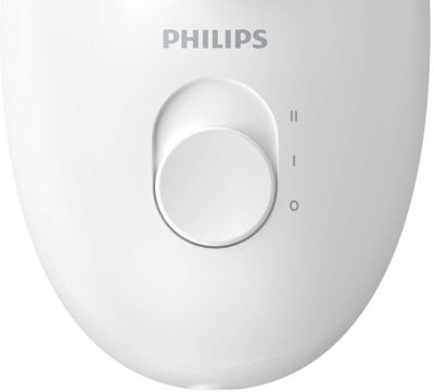 Эпилятор Philips BRE255/00 скор.:2 насад.:2 от электр.сети белый/красный
