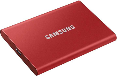 Накопитель SSD Samsung USB-C 1Tb MU-PC1T0R/WW T7 1.8" красный