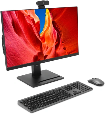 Моноблок Digma Pro Vision 23.8" Full HD Ryzen 5 7535U (1.8) 16Gb SSD512Gb RGr CR Windows 11 Pro Eth WiFi BT 90W клавиатура мышь Cam черный 1920x1080