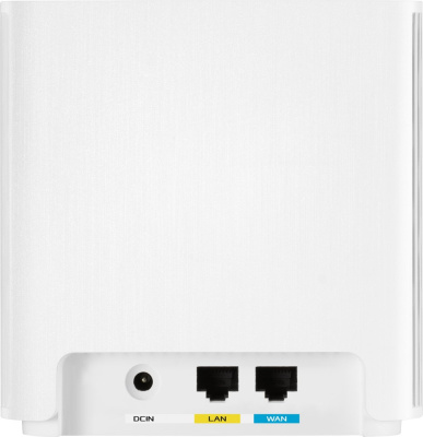 Бесшовный Mesh роутер Asus ZenWiFi XD6S (XD6S (W-2-PK)) AX5400 10/100/1000BASE-T компл.:устройство/крепления/адаптер белый (упак.:2шт)