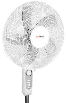Вентилятор напольный Starwind SAF1251 50Вт скоростей:3 белый
