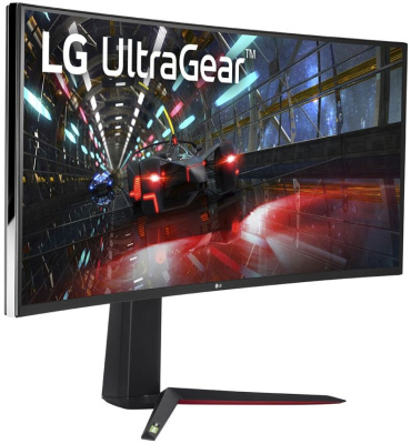Монитор LG 37.5" UltraGear 38GN950-B черный IPS LED 1ms 21:9 HDMI матовая HAS 750cd 178гр/178гр 3840x1600 160Hz G-Sync DP UW+ USB 9.2кг