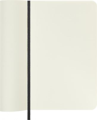 Блокнот Moleskine CLASSIC SOFT QP613 Pocket 90x140мм 192стр. нелинованный мягкая обложка черный