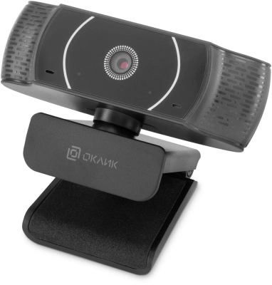 Камера Web Оклик OK-C016HD черный 1Mpix (1280x720) USB2.0 с микрофоном