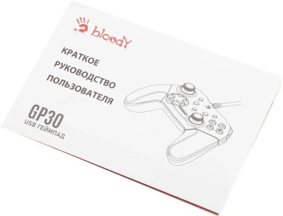 Геймпад A4Tech Bloody GP30 Sports черный/синий USB виброотдача обратная связь (GP30 SPORTS BLUE)