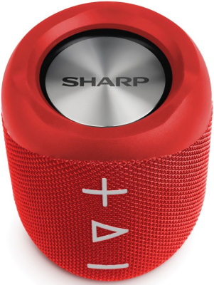 Колонка порт. Sharp GXBT180RD красный 14W 1.0 BT/3.5Jack