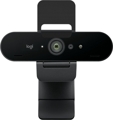Камера Web Logitech Brio черный 13Mpix (4096x2160) USB3.0 с микрофоном (960-001106)